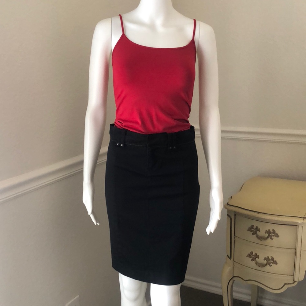 Armani Exchange A/X size 0 black pencil skirt